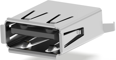 1734366-3 TE Connectivity USB Connectors, PC Connectors Image 1