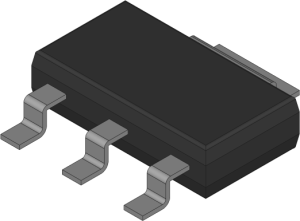 Infineon Technologies P-channel SIPMOS small signal transistor, 20 V, -0.98 A, PG-SOT223-4, BSP321PH6327XTSA1