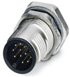Plug, M12, 12 pole, solder pins, SPEEDCON locking, straight, 1559945