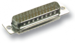 D-Sub plug, 15 pole, straight, solder pin, 28656.1