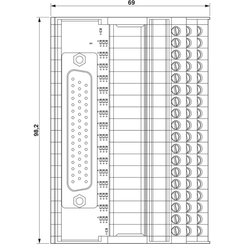 2322184 Phoenix Contact Transfer Modules for Mounting Rail Image 2