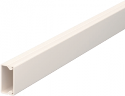 Cable duct, (L x W x H) 2000 x 20 x 10 mm, PVC, cream white, 6150756