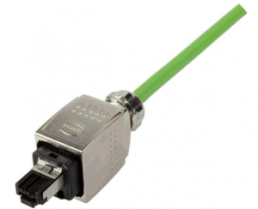 Modular connector, Han PP V14 RJ45 plug PN metal 4-11mm