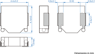 SPM4015T-3R3M-LR TDK Fixed Inductors Image 2