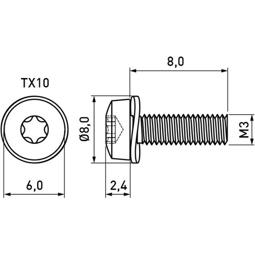 081.55.331 Ettinger Screws, Threaded Rods Image 2