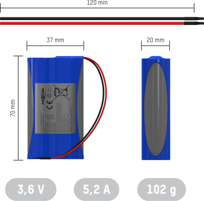 2447-3033-60 Ansmann Rechargeable Battery Packs Image 2