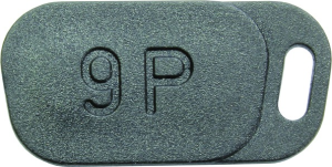 Cover cap for D-Sub plug, housing size 1 (DE), 9 pole, 09670090611