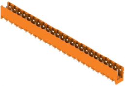 Pin header, 24 pole, pitch 5.08 mm, straight, orange, 1146710000