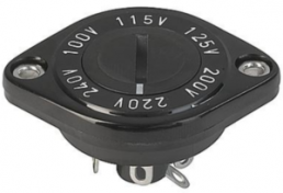 Voltage selector switch, 6 stage, 30°, On-On, 10 A, 250 V, 0033.1127