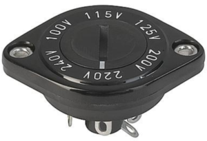 Voltage selector switch, 6 stage, 30°, On-On, 10 A, 250 V, 0033.1101
