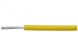 PVC-Stranded wire, high flexible, LiYv, 0.14 mm², AWG 26, yellow, outer Ø 1.1 mm