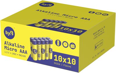BYB-6-30A2006 by.B Round Cells, 9V Blocks Image 4