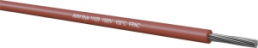 MPPE-switching strand, halogen free, UL-Style 11029, 0.22 mm², AWG 24/7, brown, outer Ø 1.3 mm