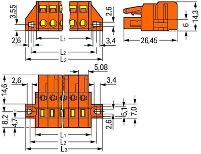 231-319/031-000 WAGO PCB Connection Systems Image 2