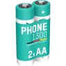 B000MFK1FM Ansmann Round Cell Batteries, 9V Block Batteries
