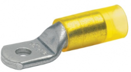 Insulated tube cable lug, 10 mm², 17 mm, M16, yellow