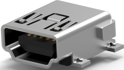 1734327-2 AMP USB Connectors, PC Connectors Image 1