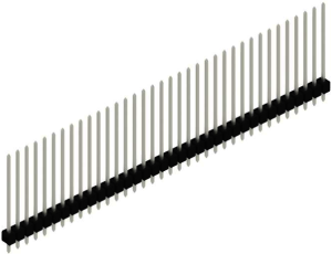 Pin header, 36 pole, pitch 2.54 mm, straight, black, 10048957