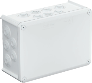 Cable junction box, 16xM32, 8xM40, 35 mm², pure white