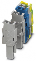 Plug, spring balancer connection, 0.08-4.0 mm², 1 pole, 24 A, 6 kV, blue, 3043051
