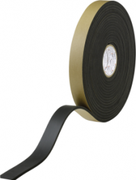 Sealing tape, 12.7 x 6.4 mm, neoprene/nitrile/PVC mixture, black, 15 m, 472067