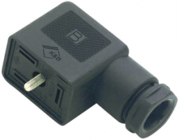 Valve connector, DIN shape B, 2 pole + PE, 250 V, 0.34-1.5 mm², 43 1830 033 03