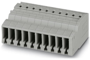 COMBI jack, plug-in connection, 0.08-4.0 mm², 10 pole, 24 A, 6 kV, gray, 3042311