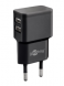 Dual USB charger 2.4 A (12 W) black