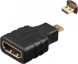 HDMI adapter F to HDMI Micro D plug