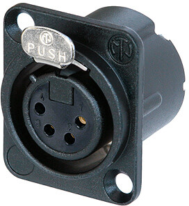 NC4FD-LX-B Neutrik XLR Connectors