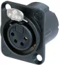 NC4FD-LX-B Neutrik XLR Connectors