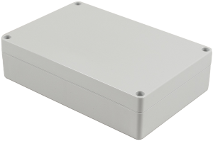 ABS enclosure, (L x W x H) 180 x 120 x 45 mm, light gray (RAL 7035), IP66, 1554HLGY
