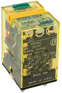 Universal relay, 4 Form C (NO/NC), 110 V (AC), 4.55 Ω, 6 A, 30 V (DC), 250 V (AC), RU4S-A110