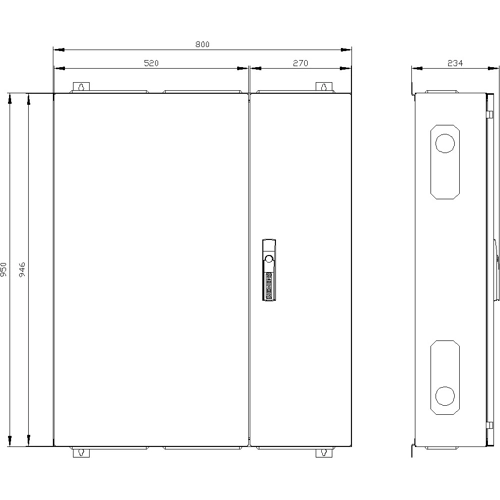 8GK1123-4KA32 Siemens Switch Cabinets, server cabinets Image 2