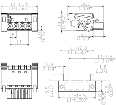 1014560000 Weidmüller PCB Connection Systems Image 3
