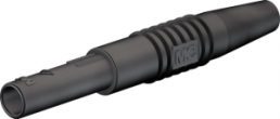 4 mm plug, solder connection, CAT II, red, 22.2672-22