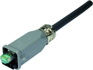 Plug, RJ45, 8 pole + 4 pole, Cat 6A, IDC connection, cable assembly, 09451151720