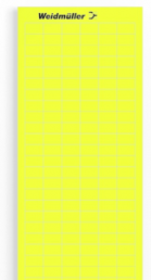Polyester Laser label, (L x W) 15 x 9 mm, yellow, DIN-A4 sheet with 1860 pcs