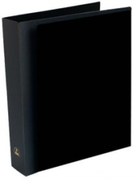 ESD ring binder, A4, black, dissipative, 4 rings