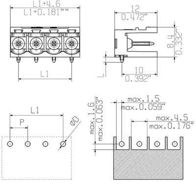 1840100000 Weidmüller PCB Connection Systems Image 3