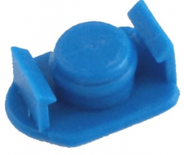 Cartridge cap 3 cc, top side, blue, 903-ECB