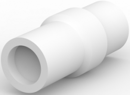 Insulating sleeve for 5 mm, PVC, natural, 170887-4