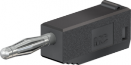 2 mm plug, solder connection, 0.5 mm², black, 22.2617-21