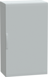 Control cabinet, (H x W x D) 1250 x 750 x 420 mm, IP65, polyester, light gray, NSYPLA1274G