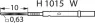 H 1015 W-K PTR Accessories for Contact Probes