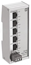 Ethernet switch, unmanaged, 5 ports, 100 Mbit/s, 24-48 VDC, 24020050000