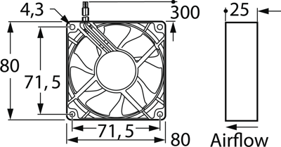 ASFP84371 Panasonic Axial Fans Image 2