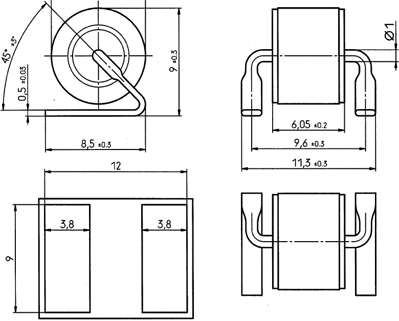 B88069X4970T352 TDK (EPCOS) Gas Discharge Tubes Image 2