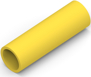 Splicewith insulation, 3-6 mm², AWG 12 to 10, yellow, 22.1 mm