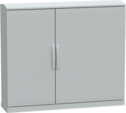 Control cabinet, (H x W x D) 1000 x 1250 x 320 mm, IP44, polyester, light gray, NSYPLAZT10123G